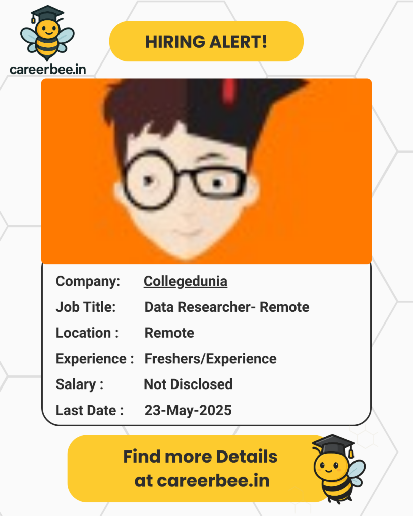 Collegedunia Data Researcher